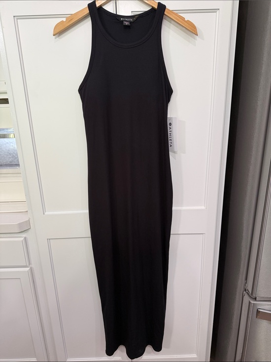 Athleta Dresses & Skirts - Athleta Black Ribbed Tank Maxi